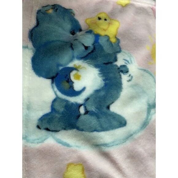 Care Bears Super Soft Plush Throw Blanket 50 X 70” Rainbow Balloons Stars NEW - Picture 11 of 13